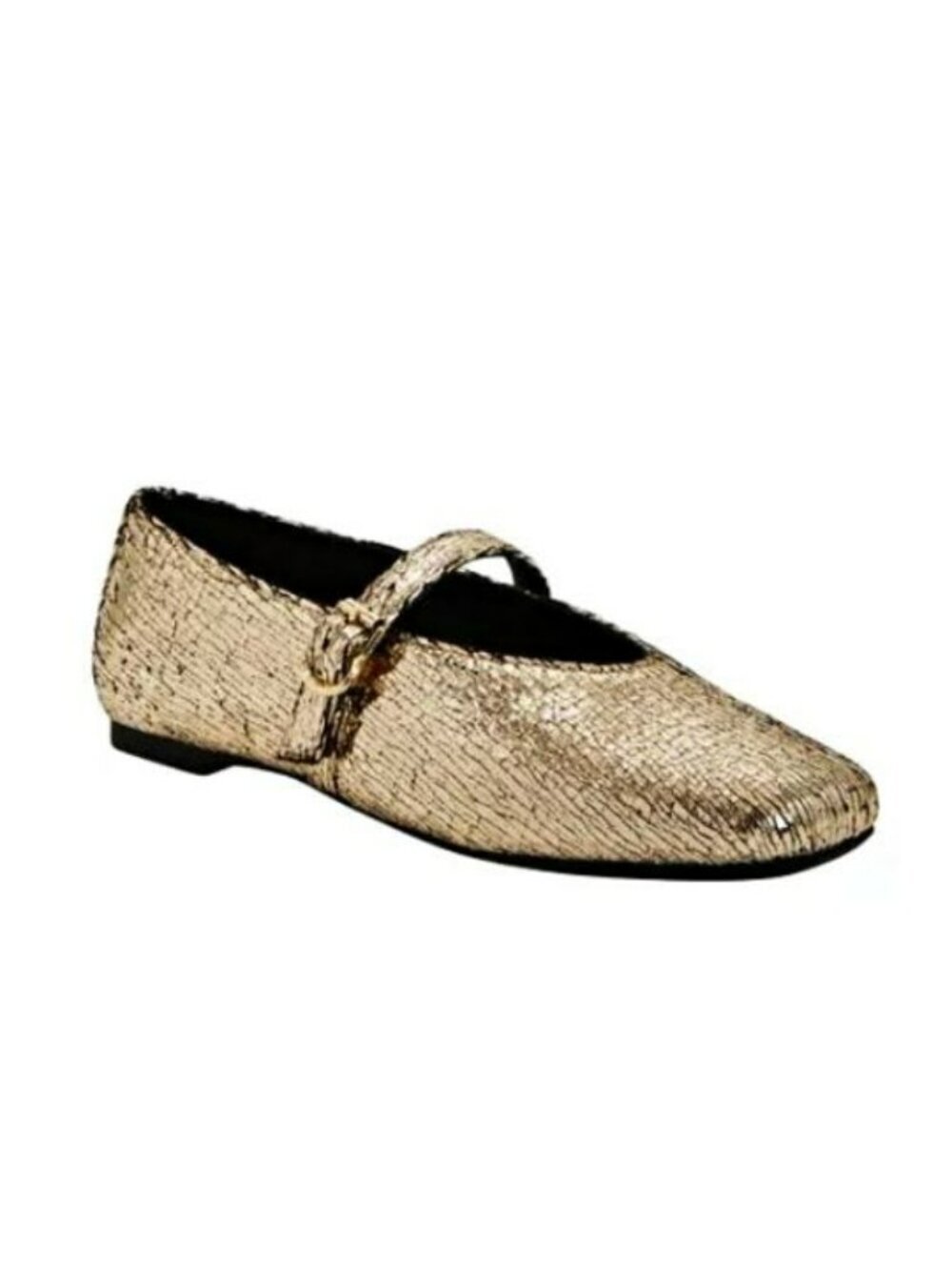 Katy Perry Women's Evie Mary Janes Flats in Gold Size 8 (MSRP $98)